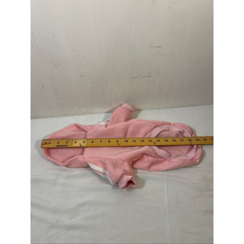Adidas trefoil dog pink hoodie coat xl‎ small dog - Picture 6 of 8
